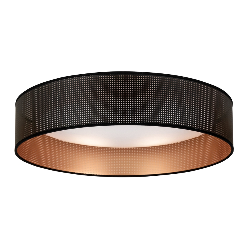 Duolla - LED Плафониера ROLLER LED/24W/230V Ø 45 см черен/меден