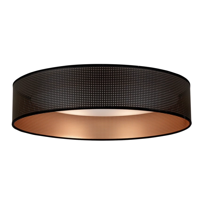 Duolla - LED Плафониера ROLLER LED/24W/230V Ø 45 см черен/меден