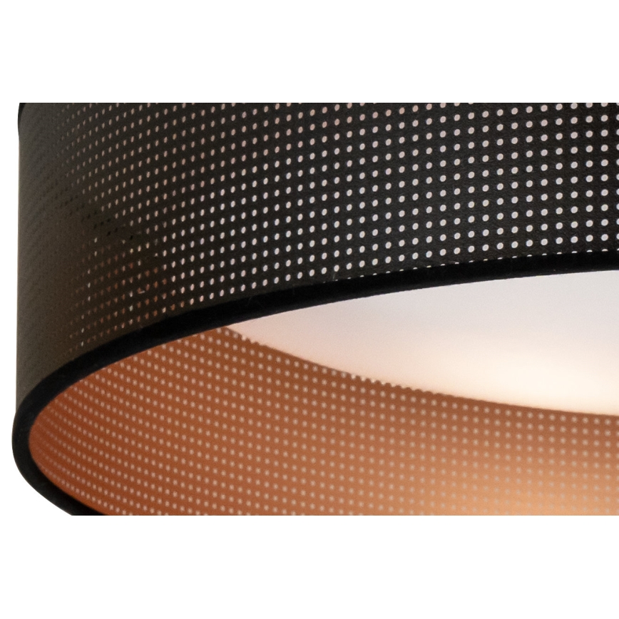 Duolla - LED Плафониера ROLLER LED/24W/230V Ø 45 см черен/меден