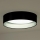 Duolla - LED Плафониера ROLLER LED/24W/230V Ø 45 см черен/сребрист