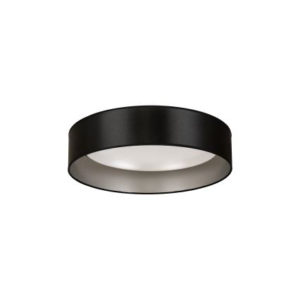 Duolla - LED Плафониера ROLLER LED/24W/230V Ø 45 см черен/сребрист