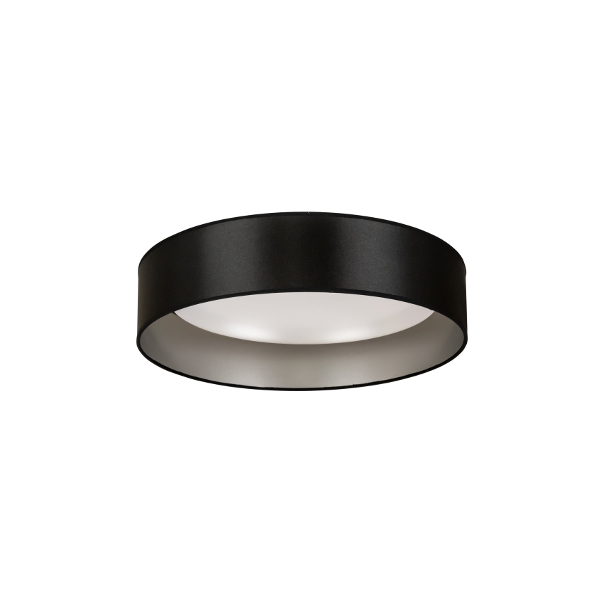 Duolla - LED Плафониера ROLLER LED/24W/230V Ø 45 см черен/сребрист