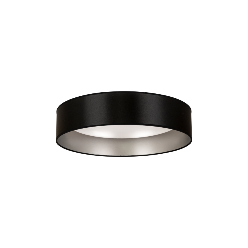 Duolla - LED Плафониера ROLLER LED/24W/230V Ø 45 см черен/сребрист