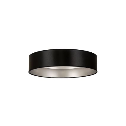 Duolla - LED Плафониера ROLLER LED/24W/230V Ø 45 см черен/сребрист