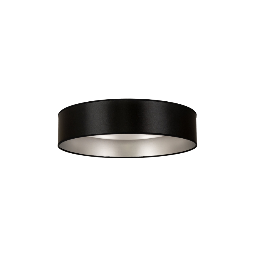 Duolla - LED Плафониера ROLLER LED/24W/230V Ø 45 см черен/сребрист