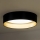 Duolla - LED Плафониера ROLLER LED/24W/230V Ø 45 см черен/златист