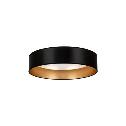 Duolla - LED Плафониера ROLLER LED/24W/230V Ø 45 см черен/златист