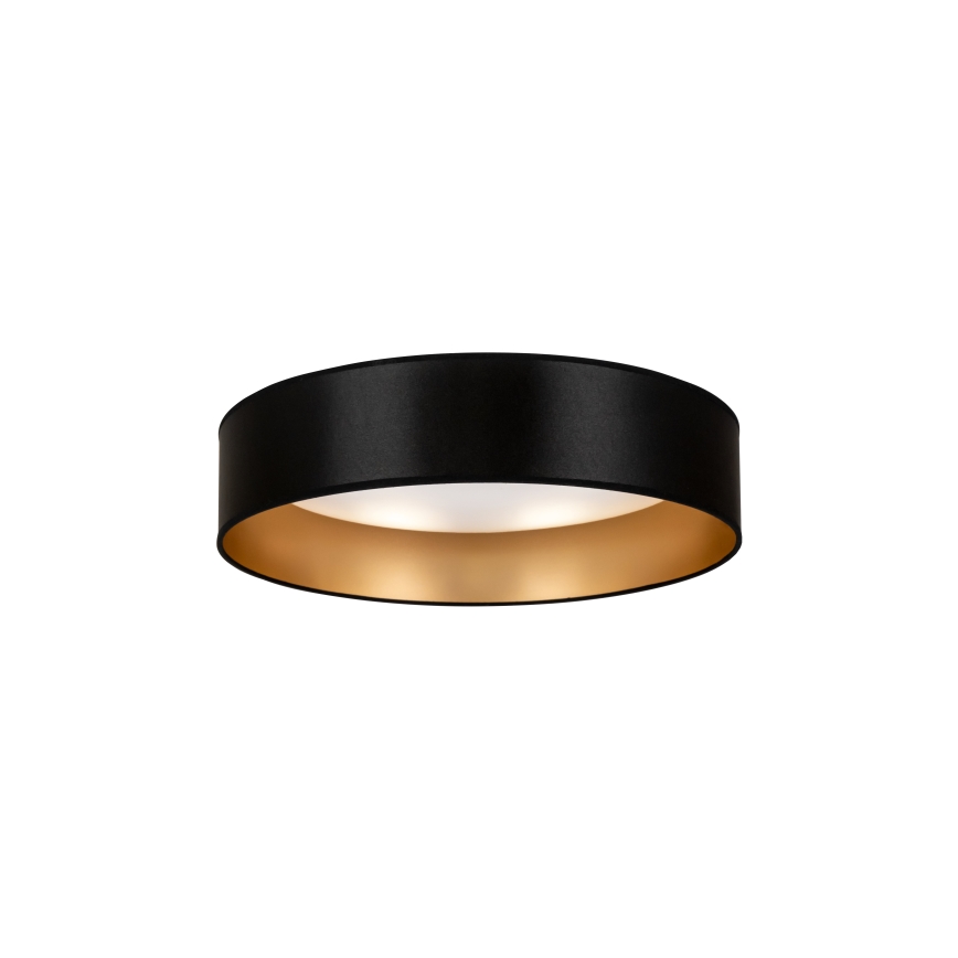 Duolla - LED Плафониера ROLLER LED/24W/230V Ø 45 см черен/златист