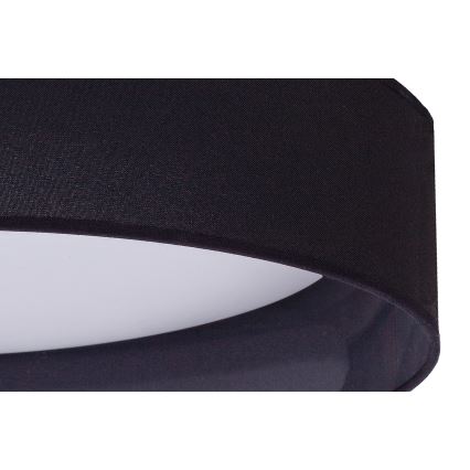 Duolla - LED Плафониера ROLLER LED/24W/230V Ø 45 см черен