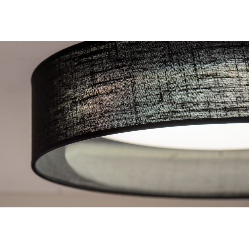 Duolla - LED Плафониера ROLLER LED/24W/230V Ø 45 см черен