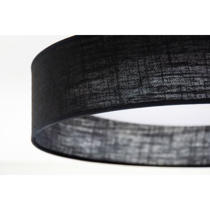 Duolla - LED Плафониера ROLLER LED/24W/230V Ø 45 см черен