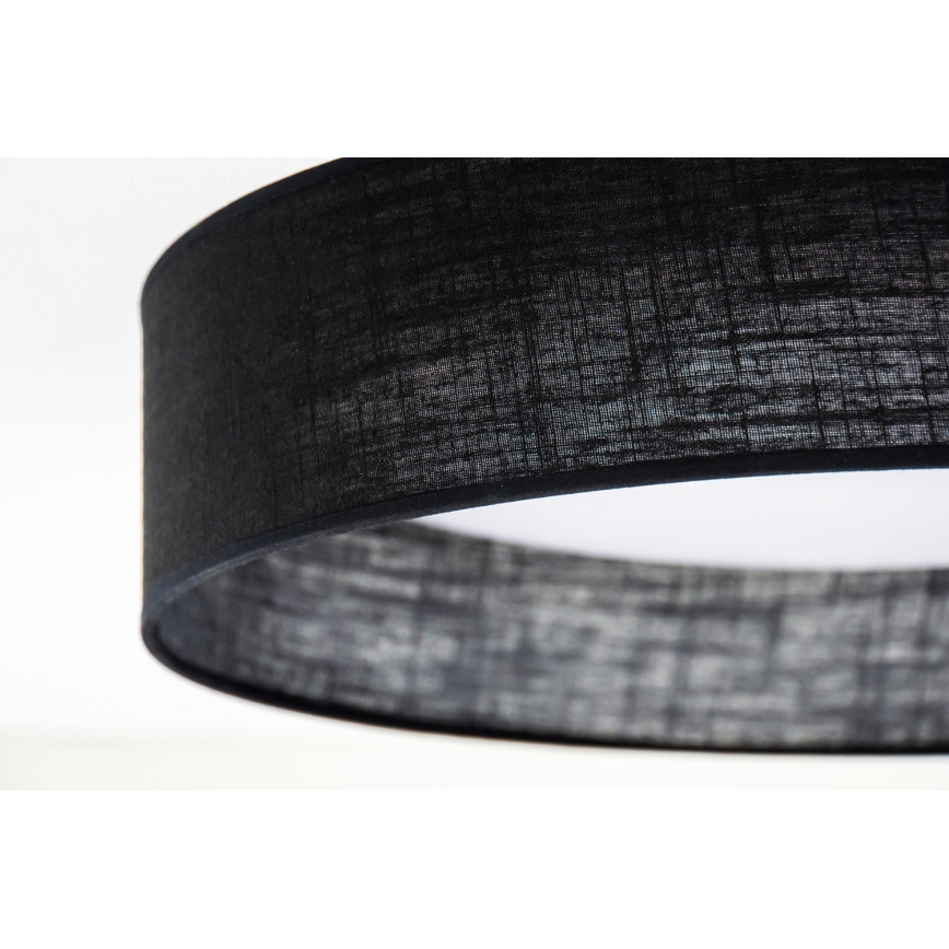 Duolla - LED Плафониера ROLLER LED/24W/230V Ø 45 см черен