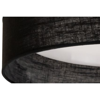 Duolla - LED Плафониера ROLLER LED/24W/230V Ø 45 см черен