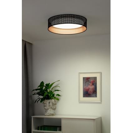 Duolla - LED Плафониера ROLLER LED/24W/230V Ø 45 см черен/меден