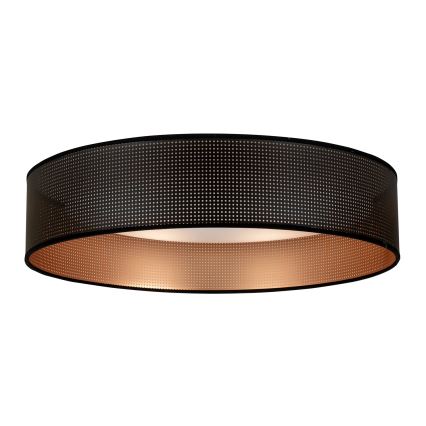 Duolla - LED Плафониера ROLLER LED/24W/230V Ø 45 см черен/меден