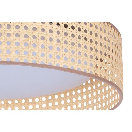 Duolla - LED Плафониера ROLLER LED/24W/230V Ø 45 см ратан