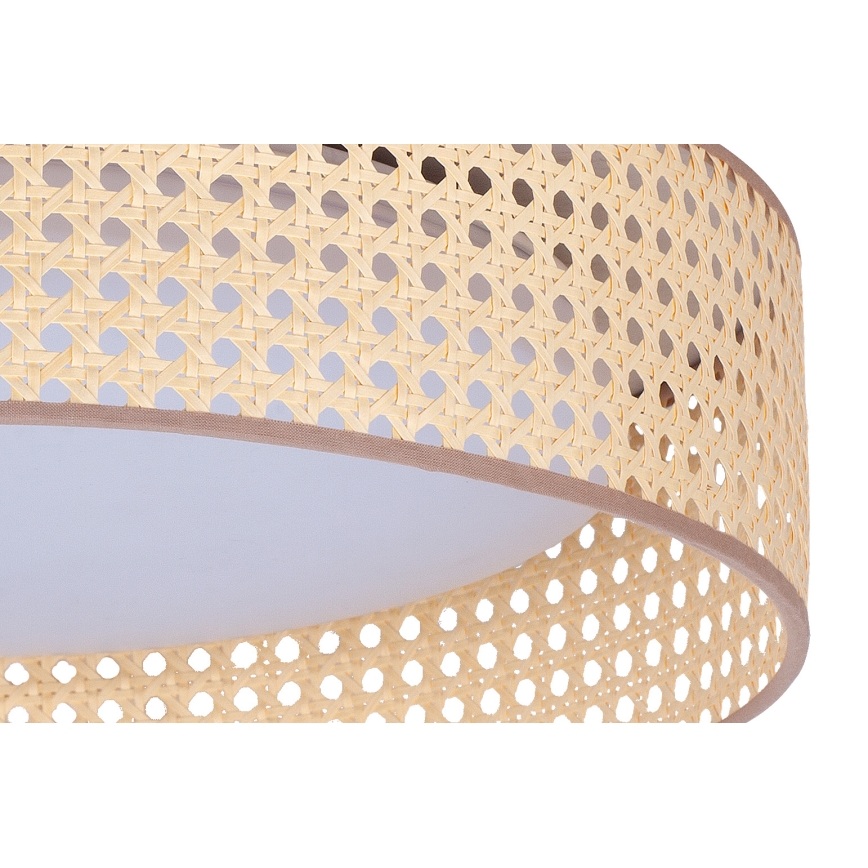 Duolla - LED Плафониера ROLLER LED/24W/230V Ø 45 см ратан
