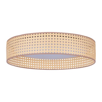 Duolla - LED Плафониера ROLLER LED/24W/230V Ø 45 см ратан