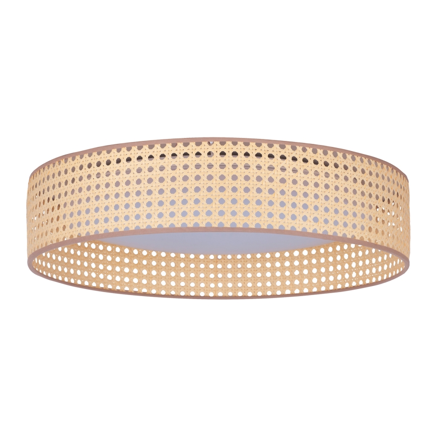Duolla - LED Плафониера ROLLER LED/24W/230V Ø 45 см ратан