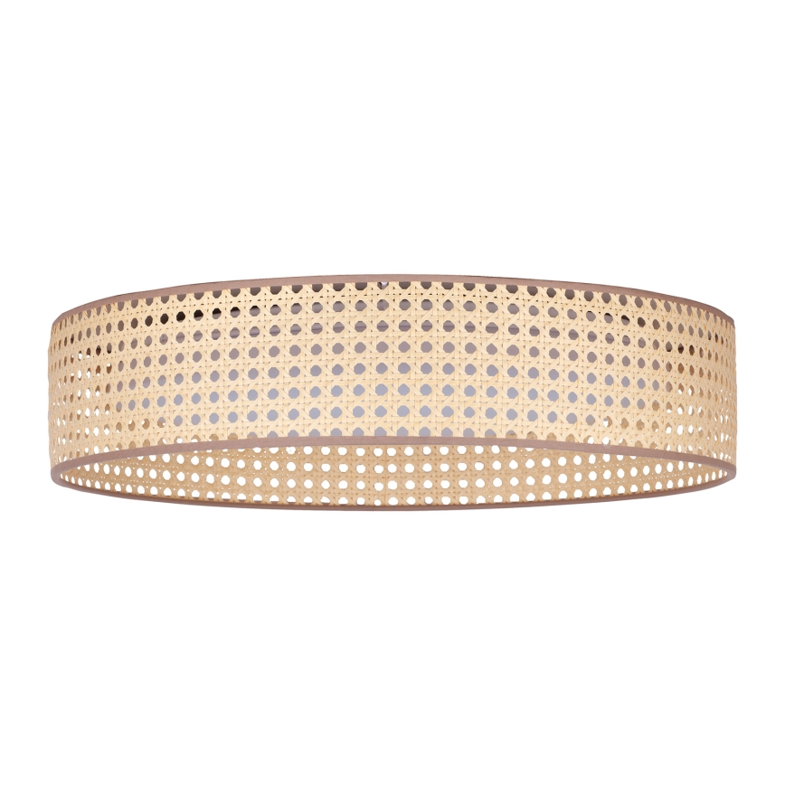 Duolla - LED Плафониера ROLLER LED/24W/230V Ø 45 см ратан