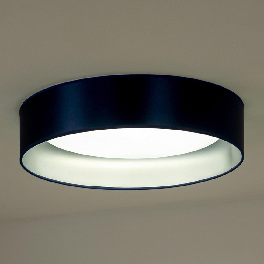 Duolla - LED Плафониера ROLLER LED/24W/230V Ø 45 см син/сребрист