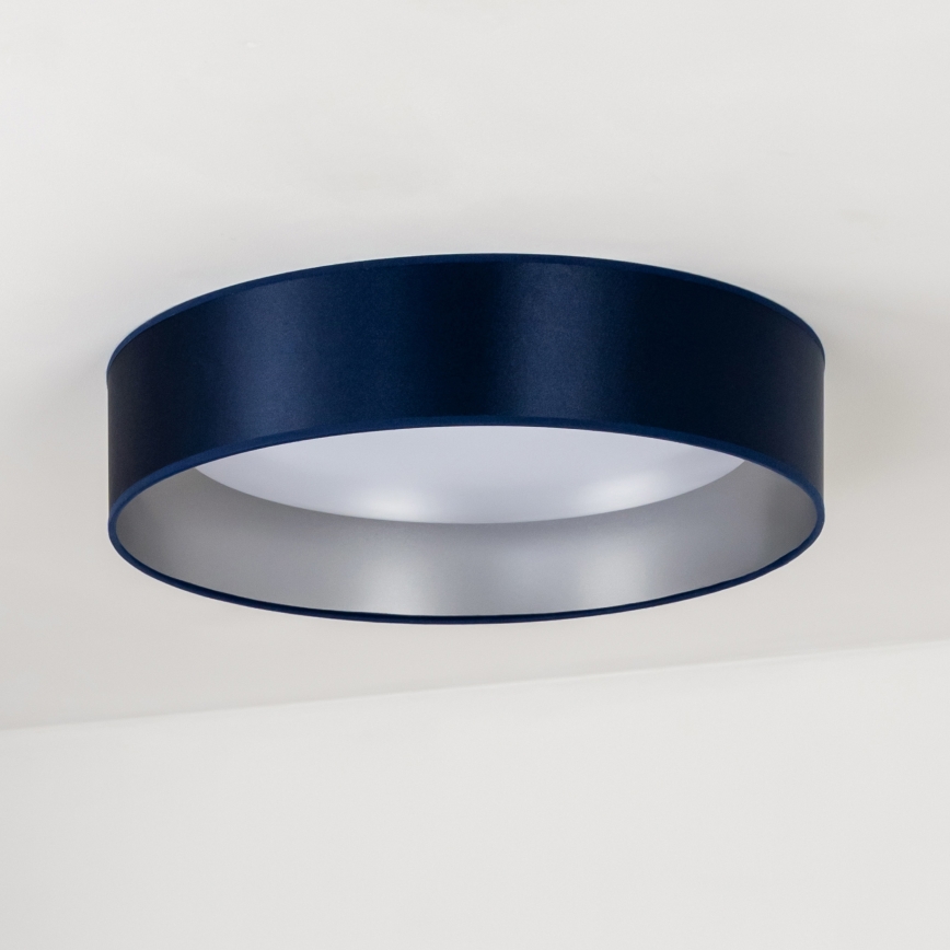 Duolla - LED Плафониера ROLLER LED/24W/230V Ø 45 см син/сребрист