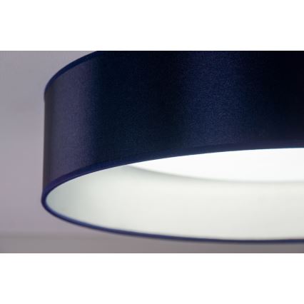 Duolla - LED Плафониера ROLLER LED/24W/230V Ø 45 см син/сребрист