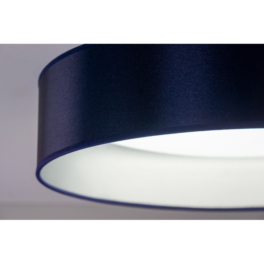 Duolla - LED Плафониера ROLLER LED/24W/230V Ø 45 см син/сребрист