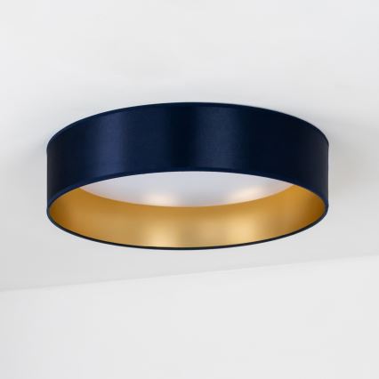 Duolla - LED Плафониера ROLLER LED/24W/230V Ø 45 см син/златист