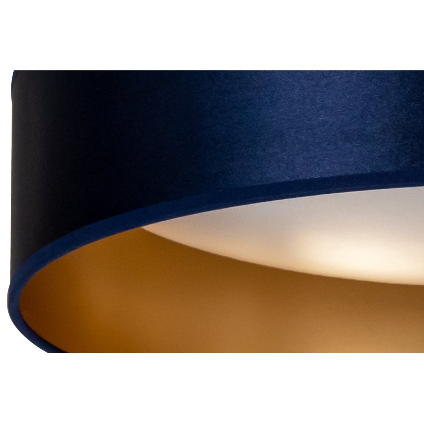 Duolla - LED Плафониера ROLLER LED/24W/230V Ø 45 см син/златист