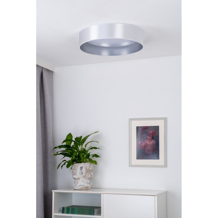 Duolla - LED Плафониера ROLLER LED/24W/230V Ø 45 см сребрист