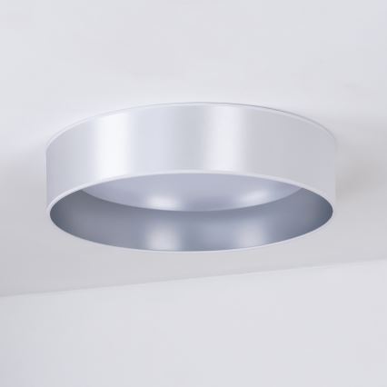 Duolla - LED Плафониера ROLLER LED/24W/230V Ø 45 см сребрист