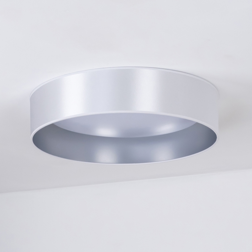 Duolla - LED Плафониера ROLLER LED/24W/230V Ø 45 см сребрист
