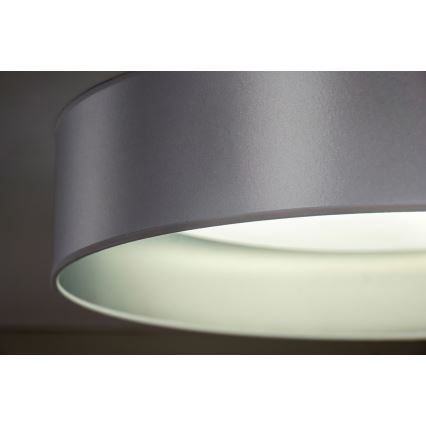 Duolla - LED Плафониера ROLLER LED/24W/230V Ø 45 см сребрист