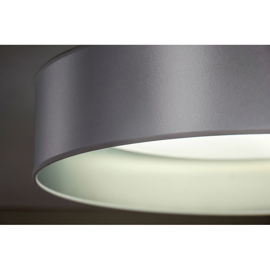 Duolla - LED Плафониера ROLLER LED/24W/230V Ø 45 см сребрист