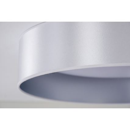 Duolla - LED Плафониера ROLLER LED/24W/230V Ø 45 см сребрист