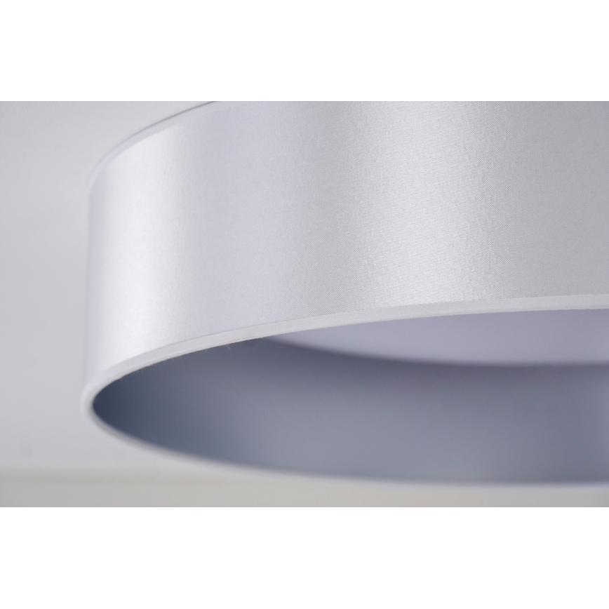 Duolla - LED Плафониера ROLLER LED/24W/230V Ø 45 см сребрист