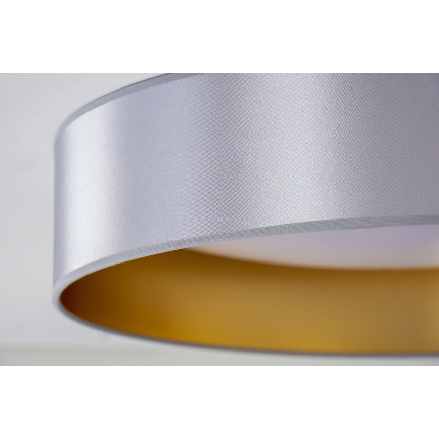 Duolla - LED Плафониера ROLLER LED/24W/230V Ø 45 см сребрист/златист