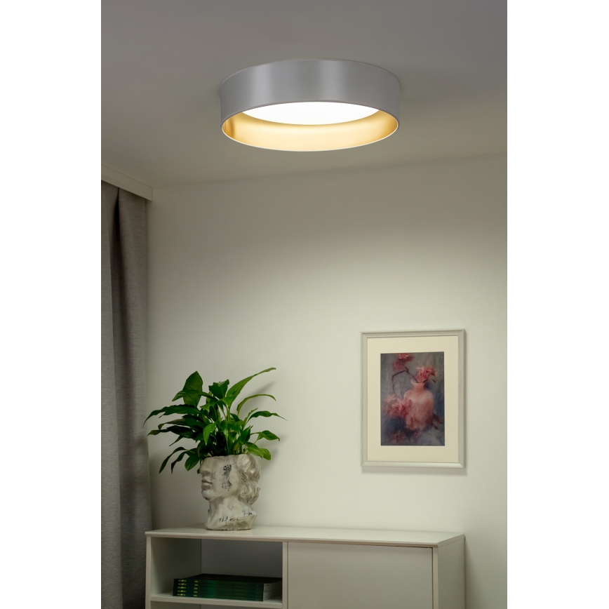 Duolla - LED Плафониера ROLLER LED/24W/230V Ø 45 см сребрист/златист