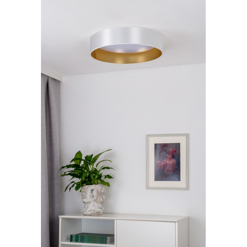 Duolla - LED Плафониера ROLLER LED/24W/230V Ø 45 см сребрист/златист