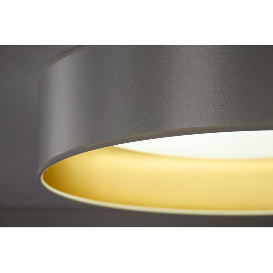 Duolla - LED Плафониера ROLLER LED/24W/230V Ø 45 см сребрист/златист