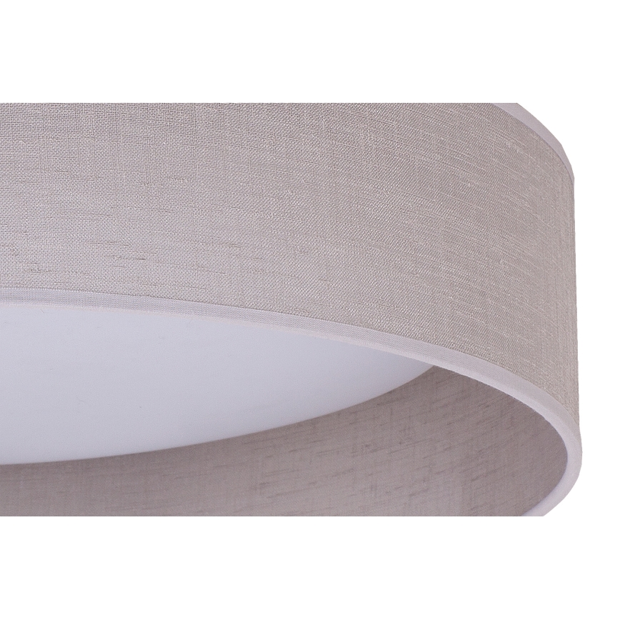 Duolla - LED Плафониера ROLLER LED/24W/230V Ø 45 см светлосив