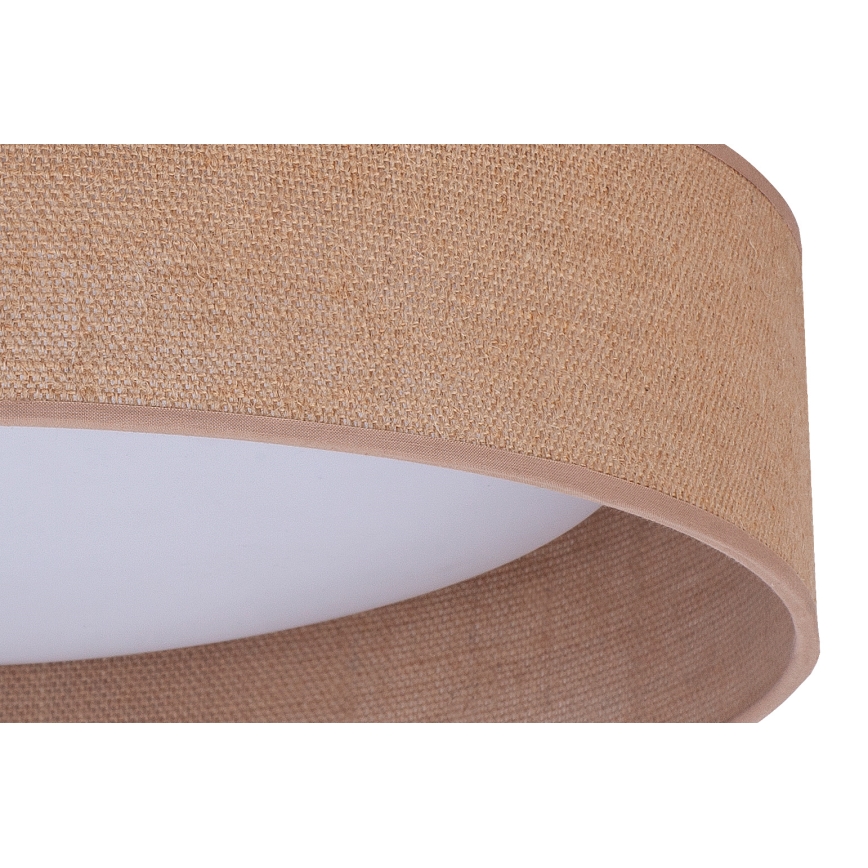 Duolla - LED Плафониера ROLLER LED/24W/230V Ø 45 см светлокафяво