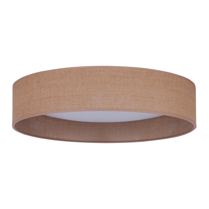 Duolla - LED Плафониера ROLLER LED/24W/230V Ø 45 см светлокафяво