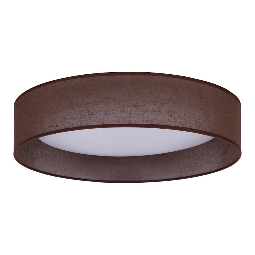 Duolla - LED Плафониера ROLLER LED/24W/230V Ø 45 см тъмнокафяв