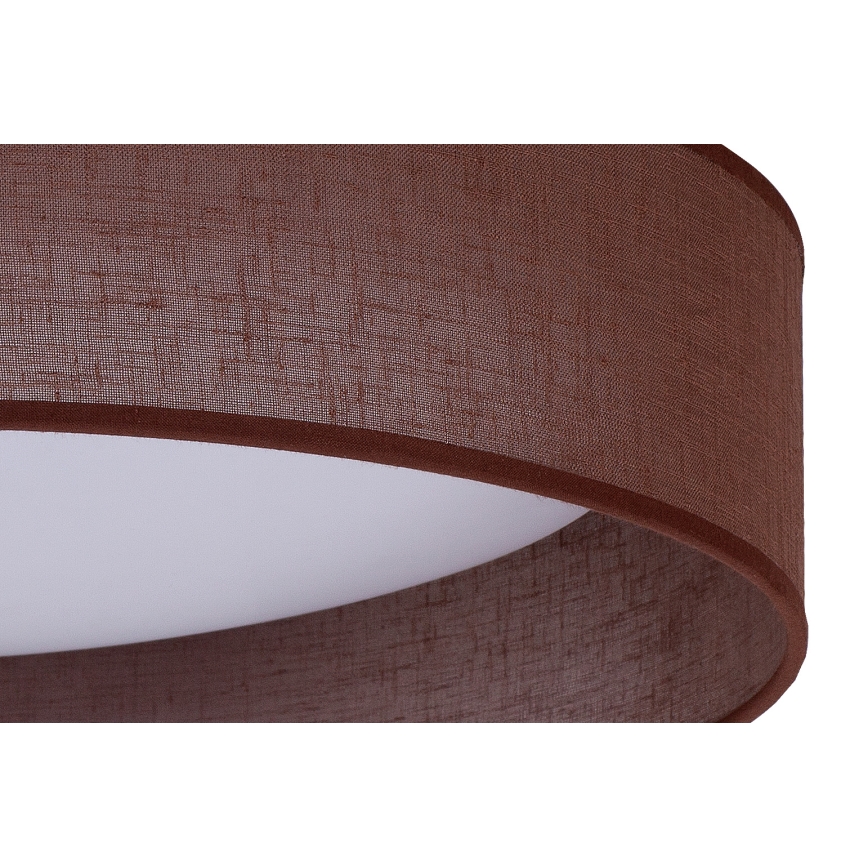 Duolla - LED Плафониера ROLLER LED/24W/230V Ø 45 см тъмнокафяв