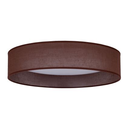 Duolla - LED Плафониера ROLLER LED/24W/230V Ø 45 см тъмнокафяв