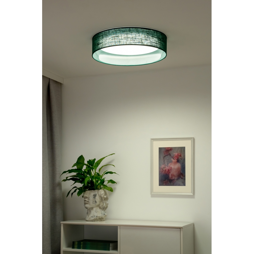 Duolla - LED Плафониера ROLLER LED/24W/230V Ø 45 см зелен
