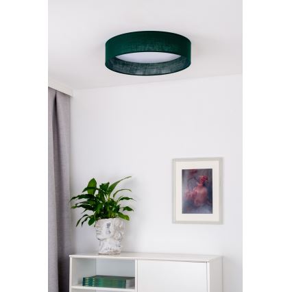 Duolla - LED Плафониера ROLLER LED/24W/230V Ø 45 см зелен