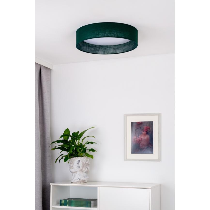 Duolla - LED Плафониера ROLLER LED/24W/230V Ø 45 см зелен